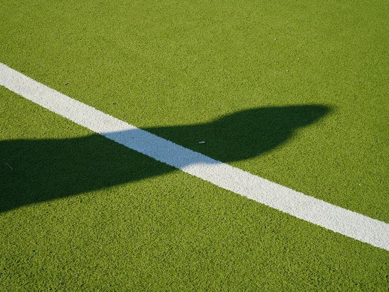 Artificial turf job in the Drake neighborhood of Des Moines